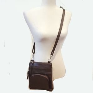 NWOT Leather Cross Body CCL Purse